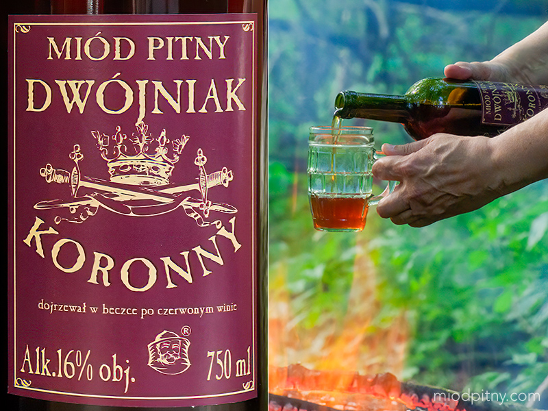 Dwójniak Koronny (beczka, czerwone wino) - Pasieka Jaros 