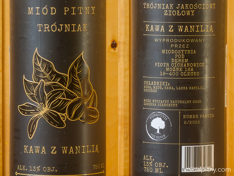 Trójniak kawa z wanilią